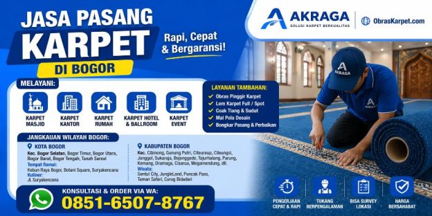 Jasa pasang karpet di Bogor obras