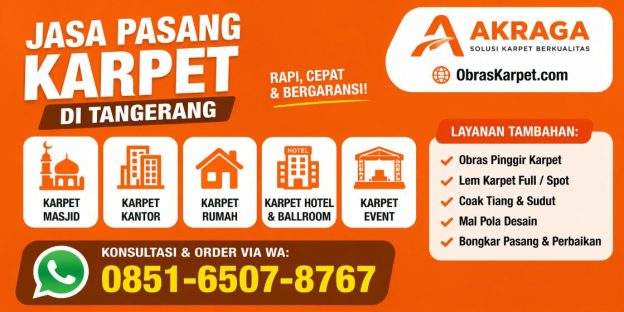 Jasa pasang karpet di tangerang obras