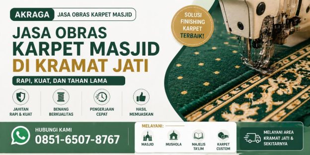 jasa obras karpet masjid di kramatjati