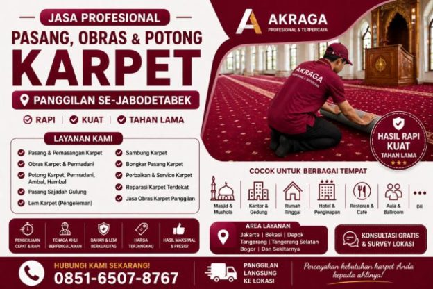 jasa pasang obras karpet panggilan obras