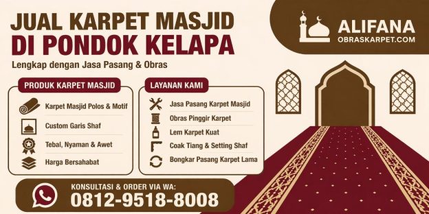 jual karpet masjid di pondok kelapa obras